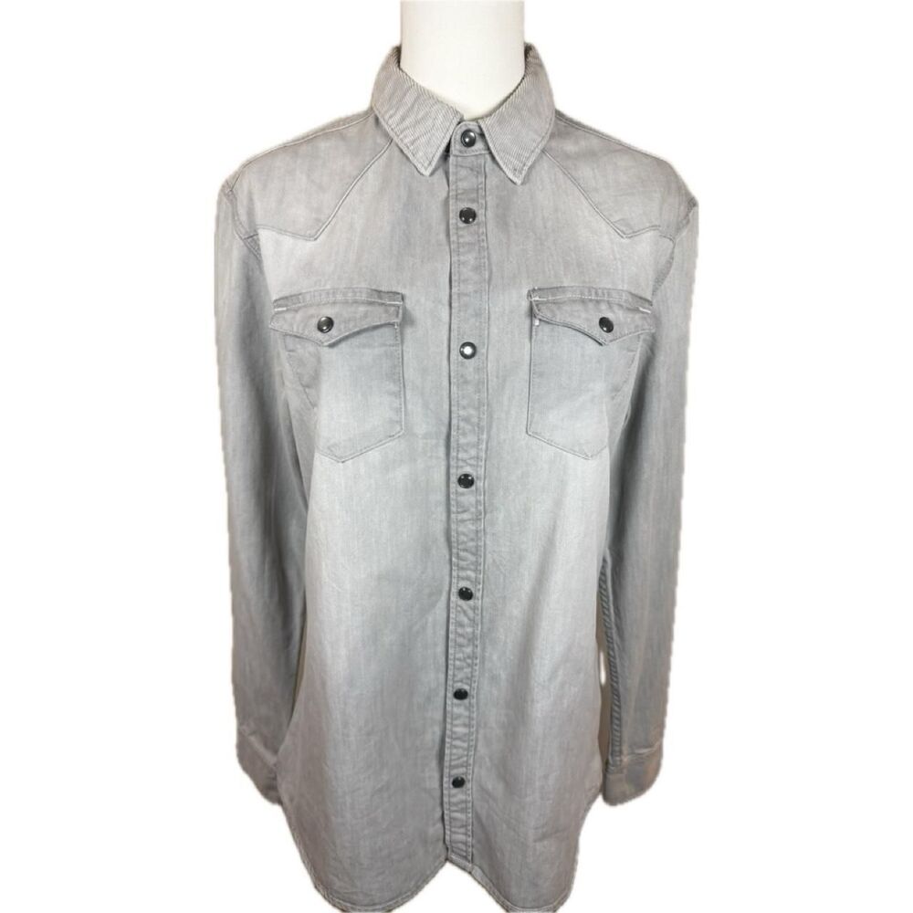 Allsaints Men's Grey Shirt